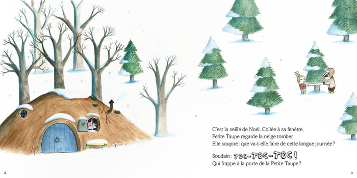 Joyeux Noël petite taupe - A toucher