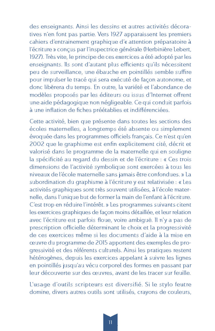 Enseigner l'écriture