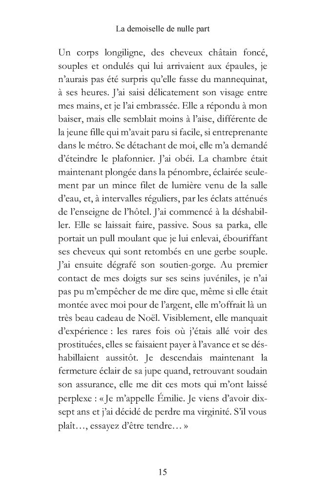 La demoiselle de nulle part