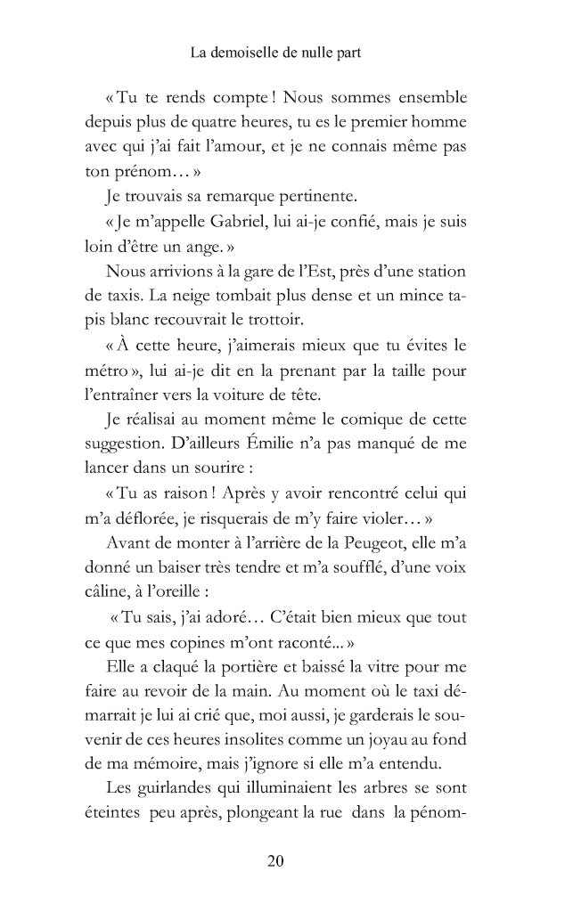 La demoiselle de nulle part