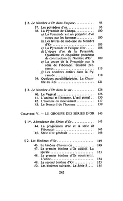 Le nombre d'or - Clé du monde vivant
