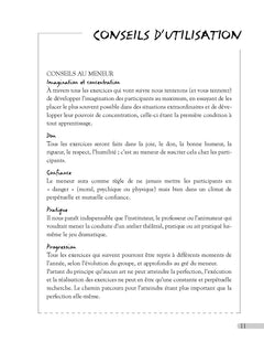 60 exercices d'entrainement au théâtre - Tome 1