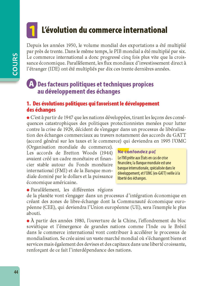 SES Terminale - ABC Excellence