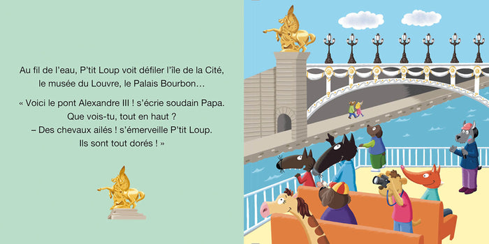 P'TIT LOUP VISITE PARIS