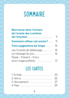 Les Lumières de l'intuition - Cartes oracle
