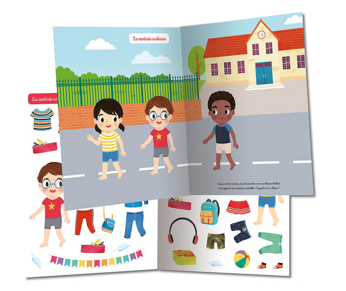 Mes tout premiers autocollants - Mes 500 autocollants je m'habille