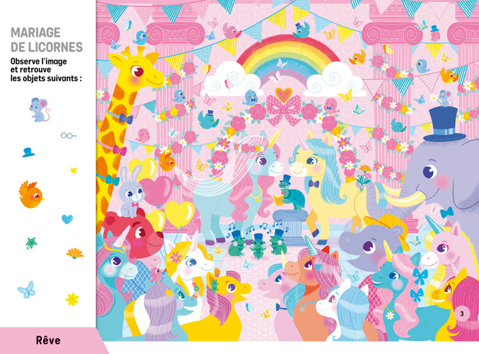 Cherche et trouve - Licornes