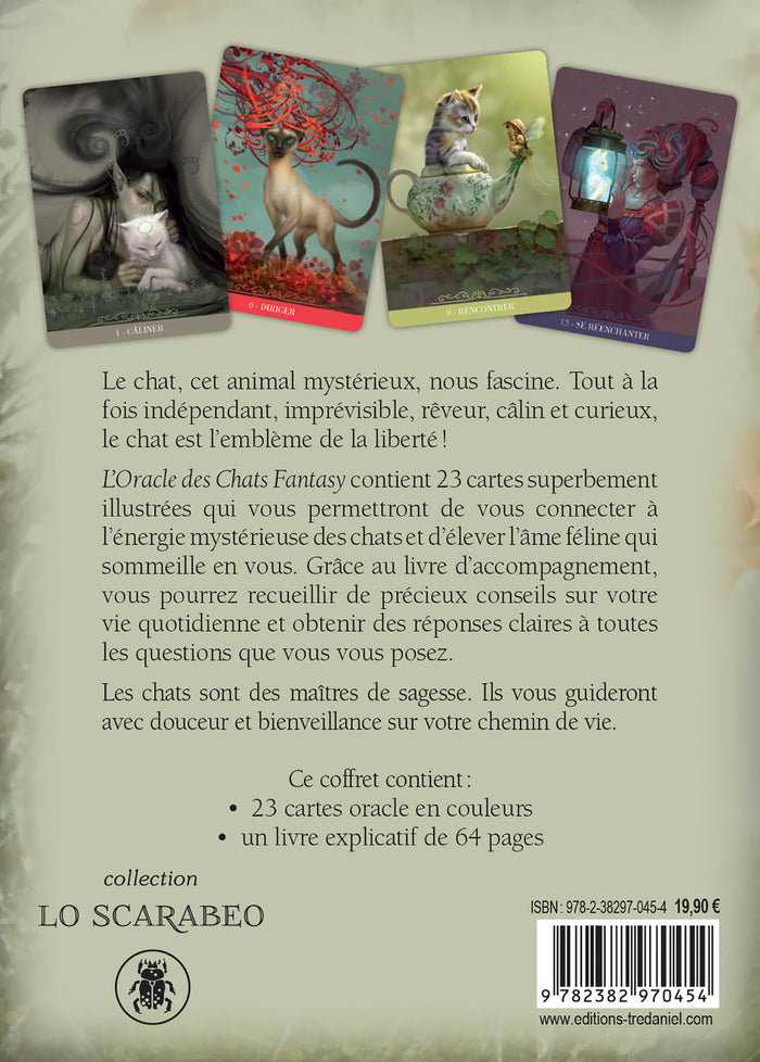 Coffret Oracle des chats fantasy