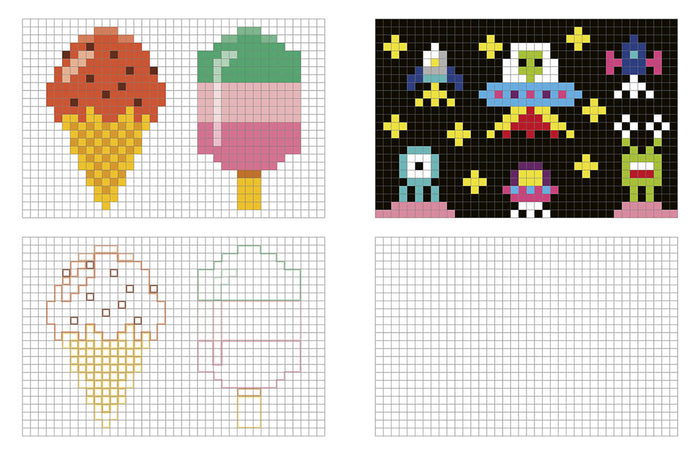 Mes grands coloriages - Pixels