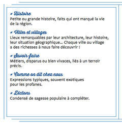 Le jeu des régions