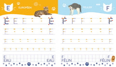 Mon cahier d'écriture - Lettres bâtons - Les chats
