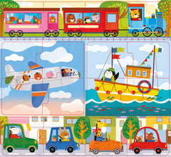 Les véhicules - Mes premiers puzzles