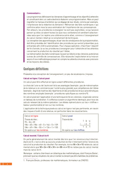 Calcul mental CM1 + ressources numérique programmes 2026