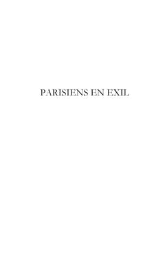 Parisiens en exil