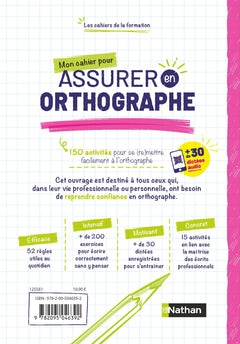 Mon cahier pour assurer en orthographe