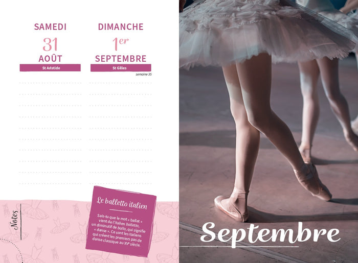 Agenda Passion danse 2024-2025