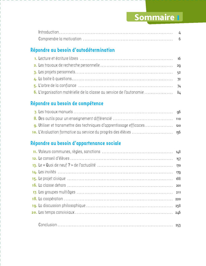 Motiver les élèves Cycles 2 et 3 - 20 pratiques pour enseigner autrement