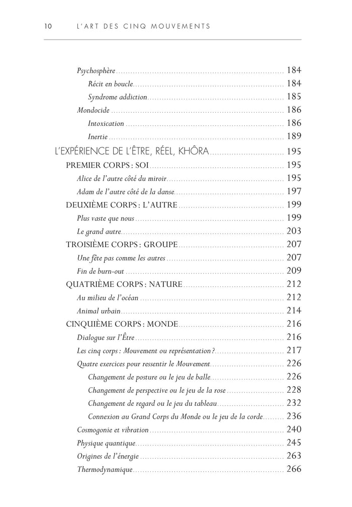 L'art des cinq mouvements