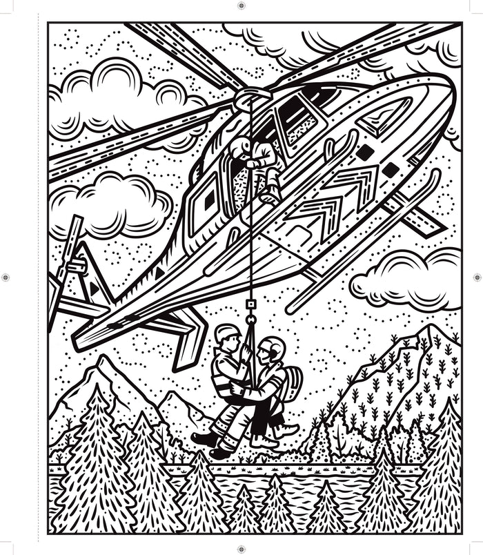 Avions et hélicoptères - La peinture magique