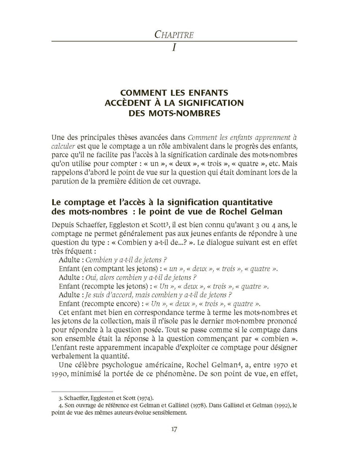 Comment les enfants apprennent à calculer