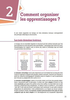 Guide pour enseigner le vocabulaire aux cycles 2 et 3 + ressources numériques - Programmes 2025