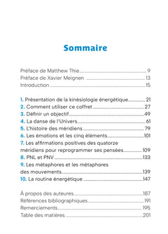 Les cartes de la santé par le toucher