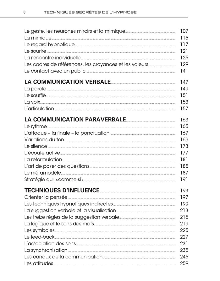 Techniques secrètes de l'hypnose pour mieux communiquer