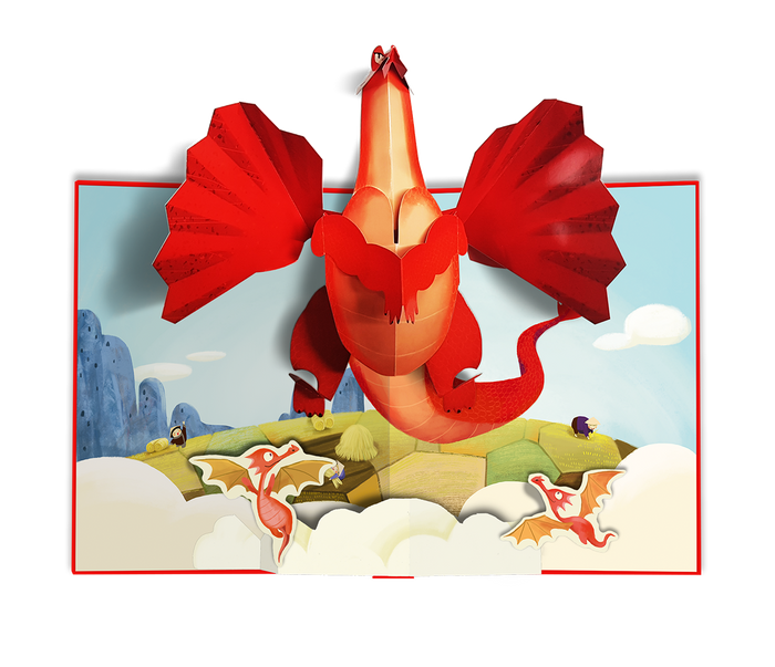 Histoires de dragons avec pop-up sonores