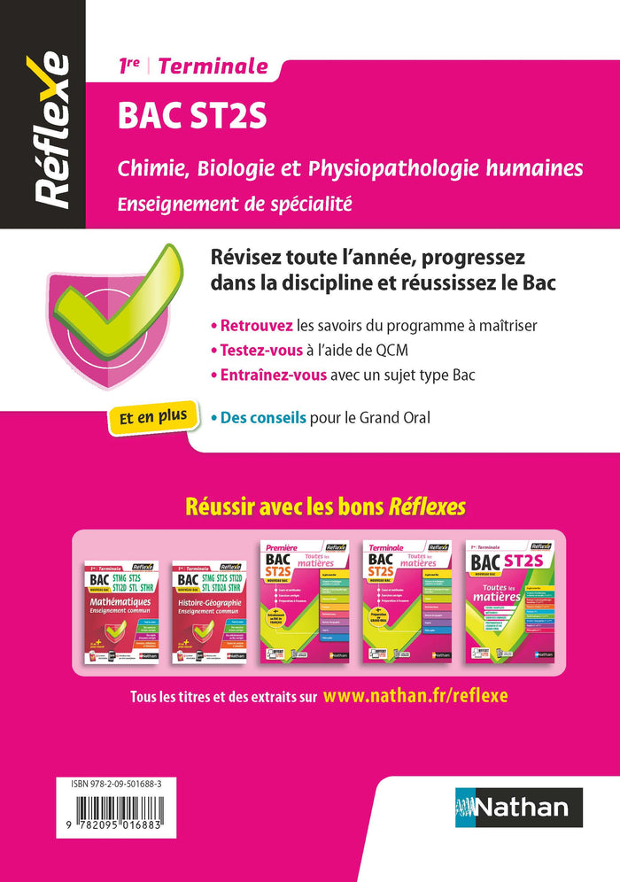Guide - Chimie, Biologie et Physiopathologie humaines