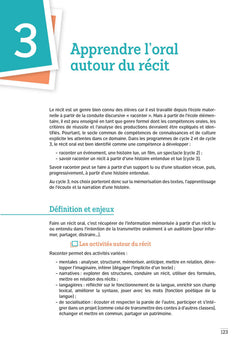 L'oral au cycle 3