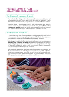 Une année d'activités de pâte à modeler - Maternelle