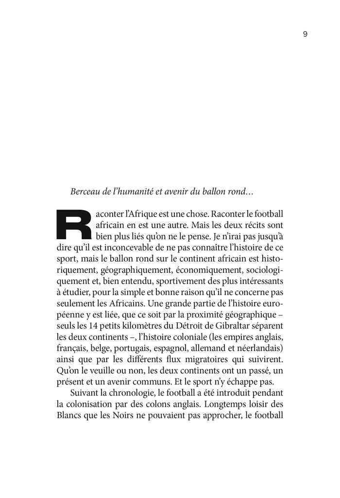 Histoire du football africain