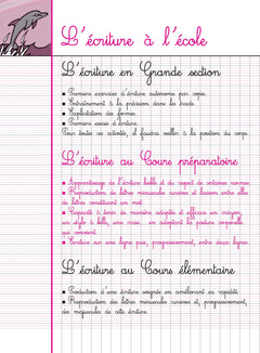 Cahier d'écriture CP