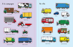 Les camions - Premiers autocollants