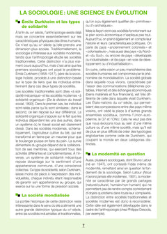 La Sociologie - N° 47