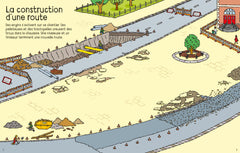 Les engins de chantier - Premiers autocollants