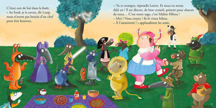 Le loup qui devenait chef de la forêt