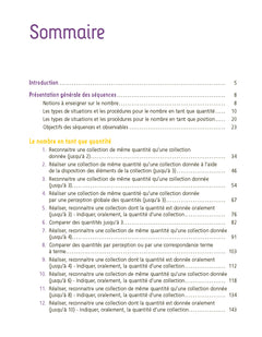 Enseigner le nombre à l'école maternelle PS, MS, GS