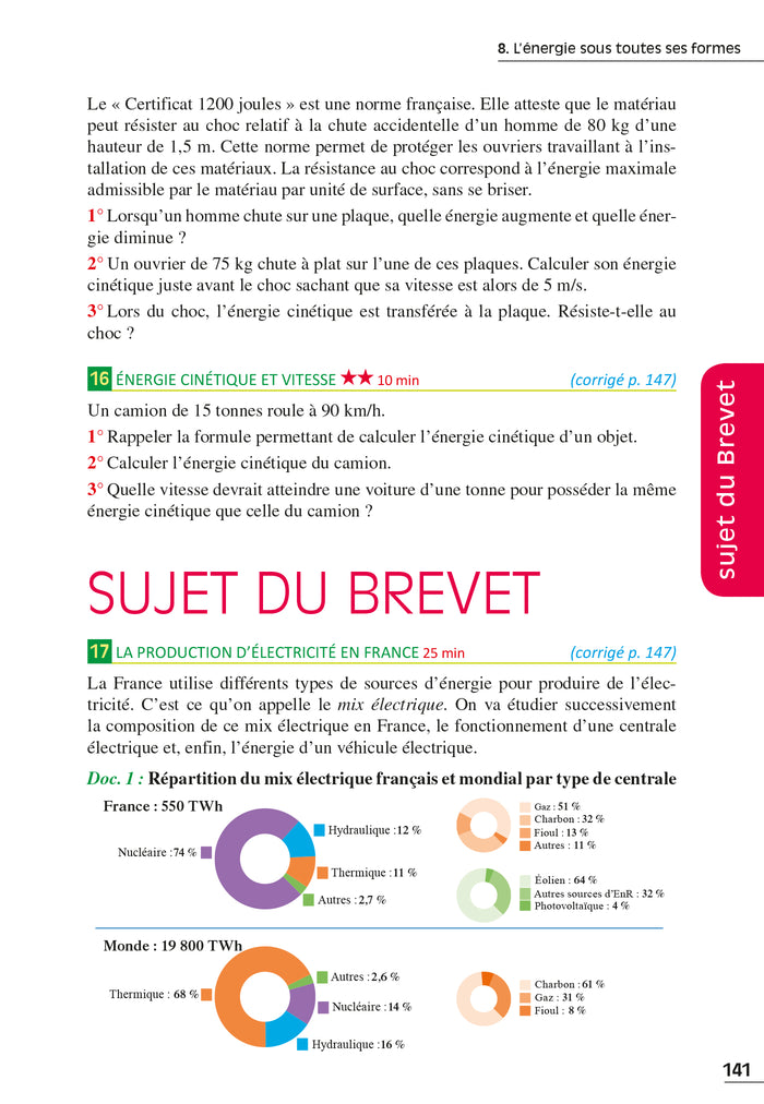 Exos résolus - Physique-Chimie 3e