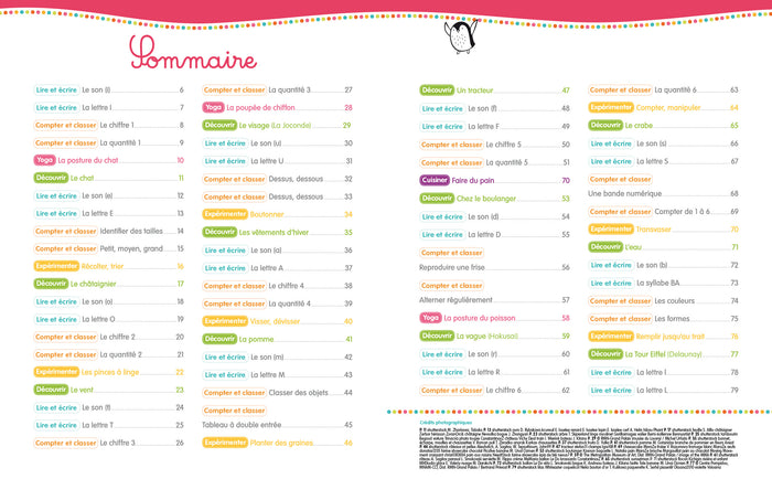 Montessori Mon année de Moyenne Section