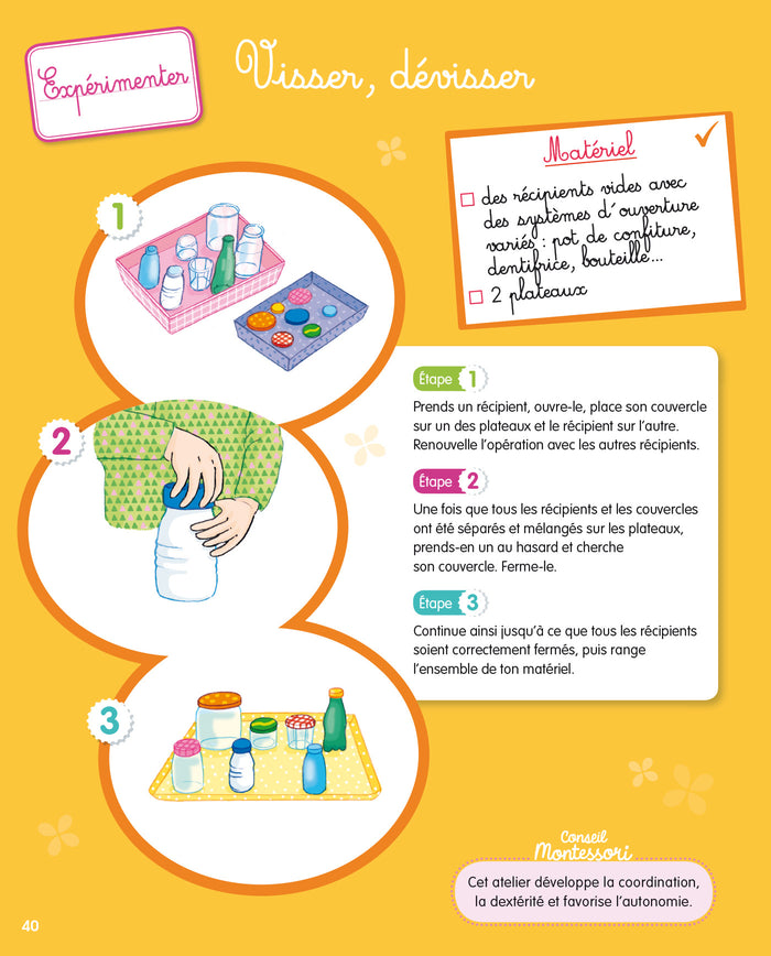 Montessori Mon année de Moyenne Section