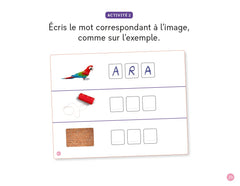 La classe de Moscaia - Mon cahier ardoise - J'écris des mots
