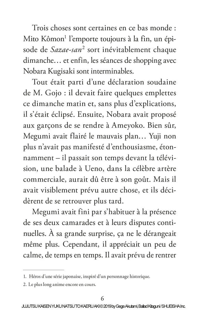 Roman Jujutsu Kaisen T01