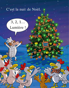 Cocorico Je sais lire ! 1res lectures avec les P'tites Poules-Les P'tites Poules fêtent Noël Niveau3