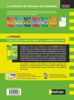 La France - Territoires et aménagement face à la mondialisation Nouveaux continents - 2023