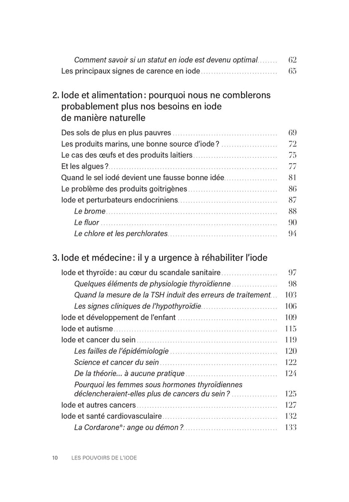 Les pouvoirs de l'iode