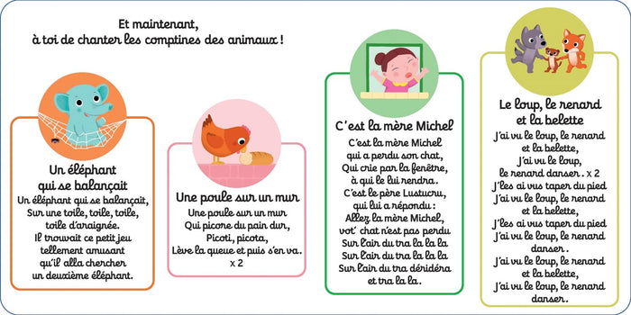 Mes comptines des animaux