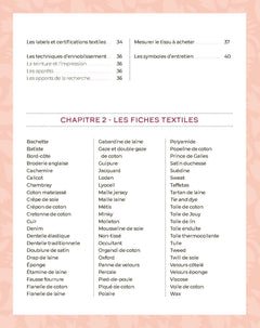 Le guide des tissus - 65 fiches pour choisir et coudre ses tissus