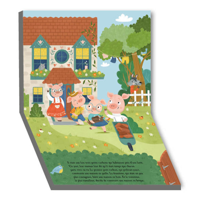 MON LIVRE POP-UP - LES TROIS PETITS COCHONS