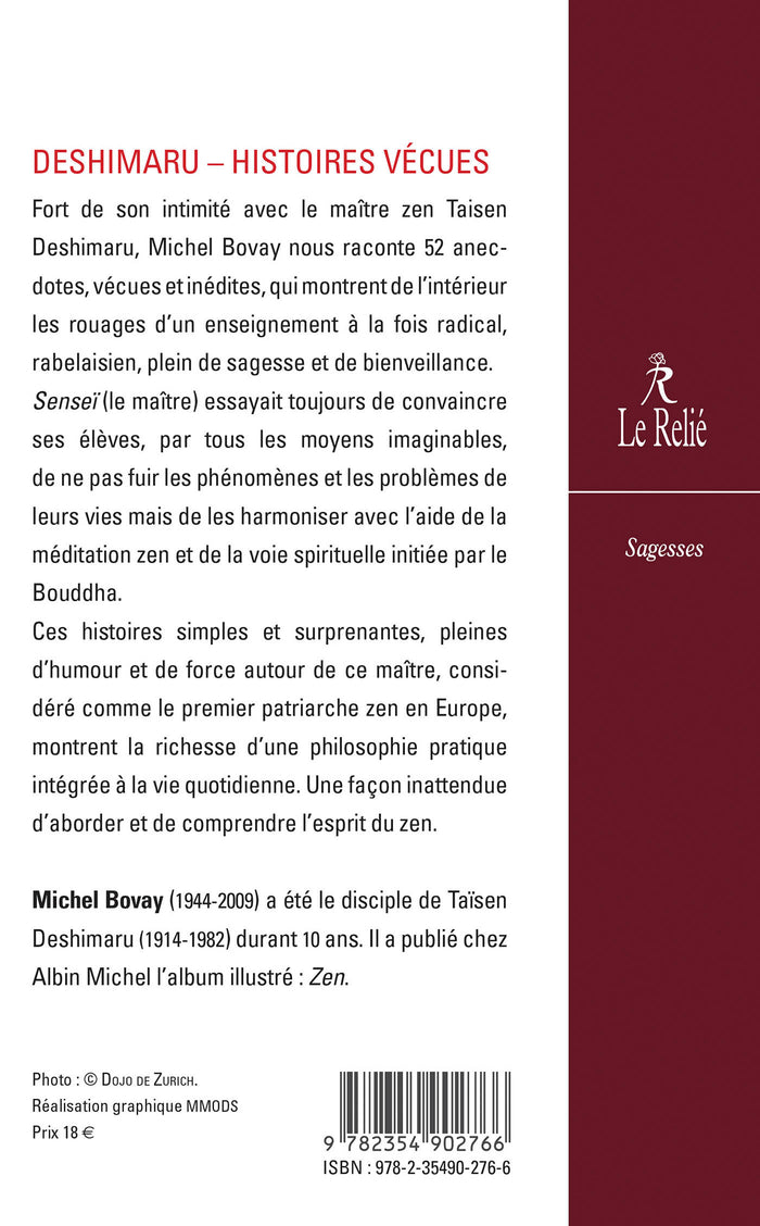 Deshimaru - Histoires vécues avec un maître zen